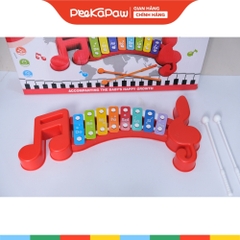 Đàn Gõ 8 Phím Hình Nốt Nhạc Đỏ Đồ Chơi Âm Nhạc Cho Bé 978-4 PeeKaPaw Toys