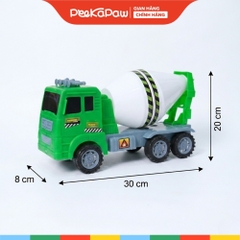 Xe Bồn Trộn Bê Tông Đồ Chơi Xe Mô Hình Chạy Trớn HY326-56 PeeKaPaw Toys