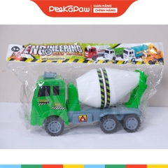 Xe Bồn Trộn Bê Tông Đồ Chơi Xe Mô Hình Chạy Trớn HY326-56 PeeKaPaw Toys