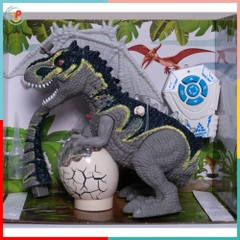 Khủng Long Điều Khiển Phun Khói Có Cánh Đèn Âm Thanh 8823Y PeeKaPaw Toys