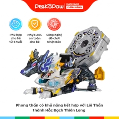 Đồ Chơi Lắp Ráp Robot Phóng Nắp Chai Fujin Raijin PeeKaPaw Toys
