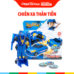 Đồ chơi Lắp Ráp Xe Biến Hình Robot 2in1 Chiến Xa Thần Tiễn Unite 2 Blast PeeKaPaw Toys