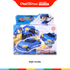 Đồ chơi Lắp Ráp Xe Biến Hình Robot 2in1 Chiến Xa Thần Tiễn Unite 2 Blast PeeKaPaw Toys