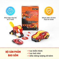 Đồ Chơi Robot Biến Hình Screechers Wild Mini Kèm Xe PeeKaPaw Toys