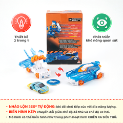 Đồ Chơi Robot Biến Hình Screechers Wild Mini Kèm Xe PeeKaPaw Toys