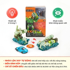 Đồ Chơi Lắp Ráp Robot Screechers Wild Biến Hình 360° 685203 PeeKaPaw Toys