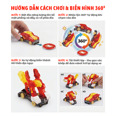 Đồ Chơi Robot Biến Hình Screechers Wild Mini Kèm Xe PeeKaPaw Toys