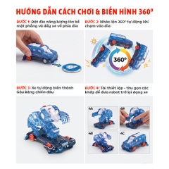 Đồ Chơi Lắp Ráp Robot Screechers Wild Biến Hình 360° 685203 PeeKaPaw Toys