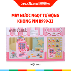 Máy Bán Nước Ngọt Tự Động Đồ Chơi Siêu Thị Cho Bé B999-33 PeeKaPaw Toys