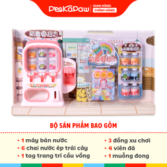Máy Bán Nước Ngọt Tự Động Đồ Chơi Siêu Thị Cho Bé B999-33 PeeKaPaw Toys
