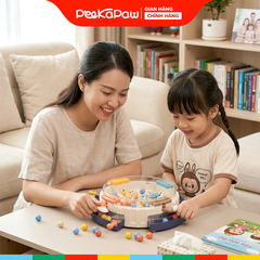 Đồ Chơi Labubu Ăn Bi Catch Bead Đồ chơi nhóm bạn gia đình M6605 PeeKaPaw Toys