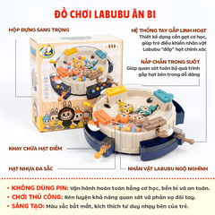 Đồ Chơi Labubu Ăn Bi Catch Bead Đồ chơi nhóm bạn gia đình M6605 PeeKaPaw Toys