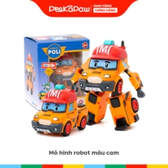 Robot Poli biến hình 2 trong 1 mô hình xe thành robot 83168 PeeKaPaw Toys