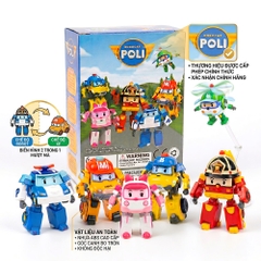 Robot Poli biến hình 2 trong 1 mô hình xe thành robot 83168 PeeKaPaw Toys