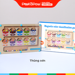 Bảng Mê Cung Bút Nam Châm Gỗ Montessori Đồ Chơi Bận Rộn PeeKaPaw Toys