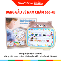 Bảng Gấu Vẽ Nam Châm 666-7B Đồ Chơi Bận Rộn PeeKaPaw Toys