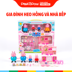 Đồ Chơi Gia Đình Heo Hồng Nhà Bếp 552B-9 PeeKaPaw Toys