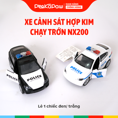 Xe cảnh sát hợp kim chạy trớn NX200 có đèn âm thanh PeeKaPaw Toys
