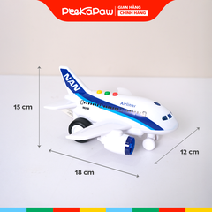 Máy bay chạy trớn có đèn âm thanh 9824B PeeKaPaw Toys