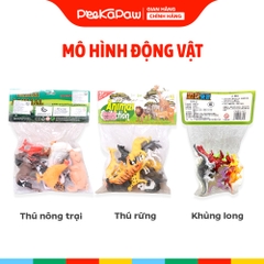 Mô Hình Động Vật Nông Trại Và Thú Rừng Cho Bé PeeKaPaw Toys