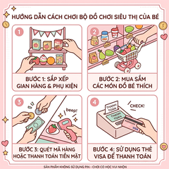 Đồ Chơi Siêu Thị Bán Kem Cho Bé Gái 1618-104 PeeKaPaw Toys
