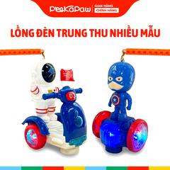 Lồng Đèn Trung Thu Nhiều Mẫu Có Đèn Nhạc Xoay 360 độ PeeKaPaw Toys