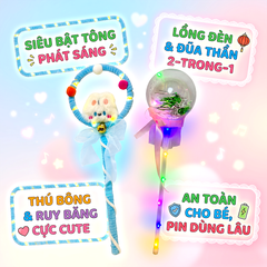 Lồng Đèn Trung Thu Gậy Phát Sáng Có Nhạc Nhiều Mẫu PeeKaPaw Toys