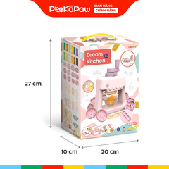 Hộp đồ chơi đất sét máy làm kem 40 chi tiết 1601-1 PeeKaPaw Toys