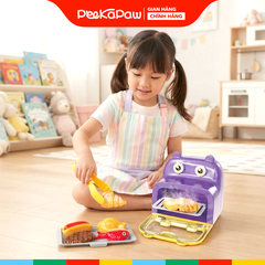 Hộp đồ chơi nấu ăn lò nướng hà mã tím SWEET HEART SH9079 PeeKaPaw Toys