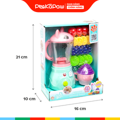 Đồ chơi Máy sinh tố Kitty dùng pin xoay được kèm trái cây SWEET HEART SH59006A