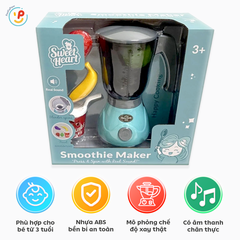 Đồ Chơi Máy Sinh Tố Dùng Pin Xoay Được Kèm Trái Cây SWEET HEART SH36461 PeeKaPaw Toys