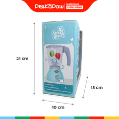 Đồ Chơi Máy Sinh Tố Dùng Pin Xoay Được Kèm Trái Cây SWEET HEART SH36461 PeeKaPaw Toys