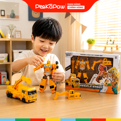 Đồ chơi Robot và Xe xúc cẩu biến hình Vector VT34 PeeKaPaw Toys