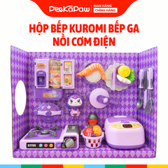 Đồ chơi nhà bếp Kuromi bếp ga nồi cơm điện hộp 50cm 8850 PeeKaPaw Toys