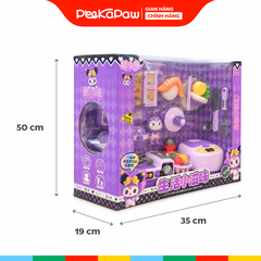 Đồ chơi nhà bếp Kuromi bếp ga nồi cơm điện hộp 50cm 8850 PeeKaPaw Toys