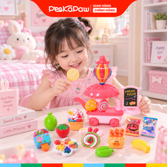 Vỉ đồ chơi xe bánh kẹo 1618-102 PeeKaPaw Toys