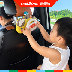 Đồ chơi vô lăng đa năng kết hợp lục lạc có đèn âm thanh cho bé 1-3 tuổi 6662 PeeKaPaw Toys