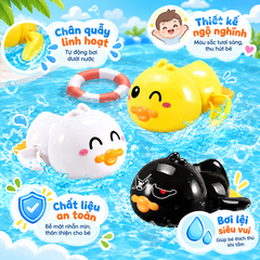 Đồ chơi Rùa con bơi lên dây cót PeeKaPaw Toys