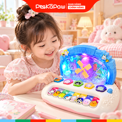 Đồ chơi Đàn piano cho bé cối xay phun tuyết âm thanh động vật 3349 PeeKaPaw Toys