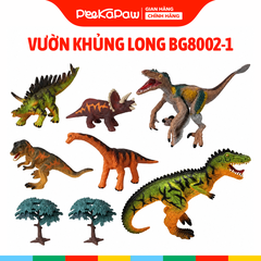 Đồ chơi mô hình Vườn khủng long hộp 43cm BG8002-1 PeeKaPaw Toys