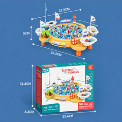 Hồ câu cá có chân 45 con có nhạc xoay 156-23C PeeKaPaw Toys