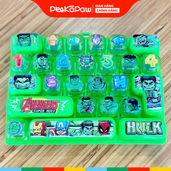 Đồ chơi bàn phím móc khoá 26 phím có đèn LED 10cm PeeKaPaw Toys