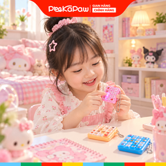 Bàn phím móc khoá mini 5cm có đèn nhiều mẫu PeeKaPaw Toys