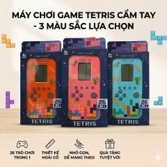 Máy Game Cầm Tay Xếp Gạch 26 Trò Chơi Cho Bé XM0104D-1 PeeKaPaw Toys