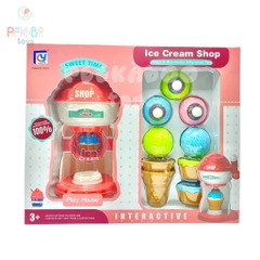 Đồ chơi Máy làm kem bán kem mini với màu sắc dễ thương cho bé Ice Cream Shop 818-255 PeeKaPaw Toys