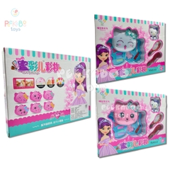 Đồ chơi make up Hello Kitty, set phấn trang điểm, làm nail cho bé gái dễ thương 8512 đồ chơi trẻ em Peekaboo Toys
