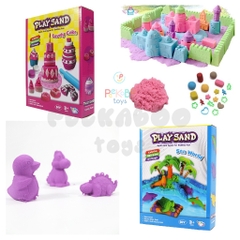 Đồ chơi Cát Động Lực Kèm Khuôn PLAYSAND Building Blocks 500g PeeKaPaw Toys