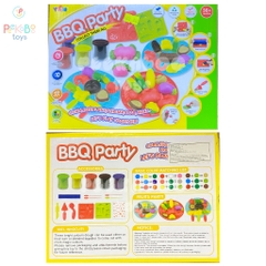 Đồ chơi Đất Sét Nặn Tạo Hình Sáng Tạo BBQ PARTY cho bé đồ chơi trẻ em Peekaboo Toys