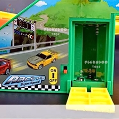 Đồ chơi lắp ráp đường đua peekabootoys xe ô tô mini cho bé A333-21