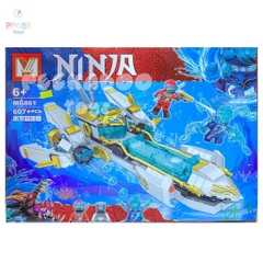 Đồ chơi lắp ráp xếp hình Mô Hình Tàu Chiến Hạm Ngầm NINJA 607 mảnh MG861 đồ chơi trẻ em Peekaboo Toys